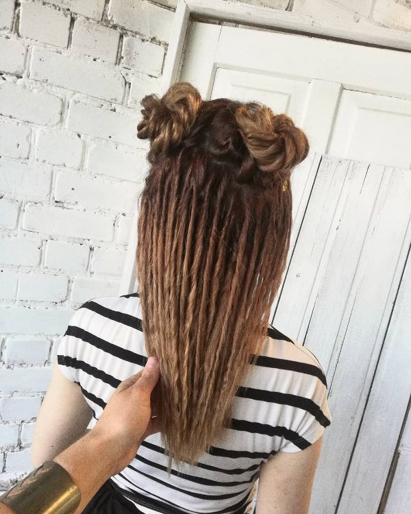 Double Buns Eco Dreads