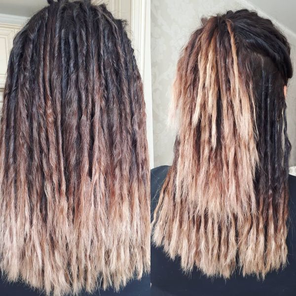 Eco Dreads with Ombre Effect