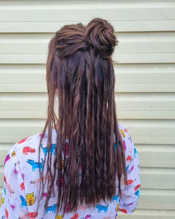 Chocolate Brown Fake Eco Dreads