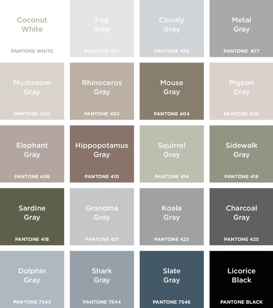 gray nail designs shades names