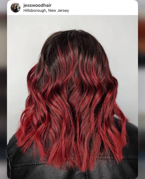 Cherry Hair Ombre Medium Length