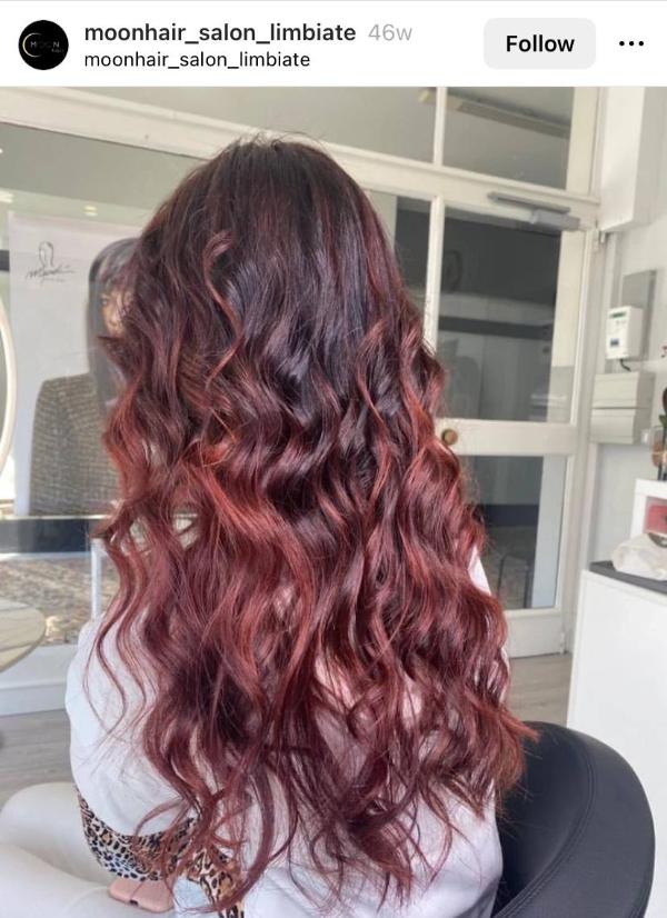 Brownish Cherry Hair Color