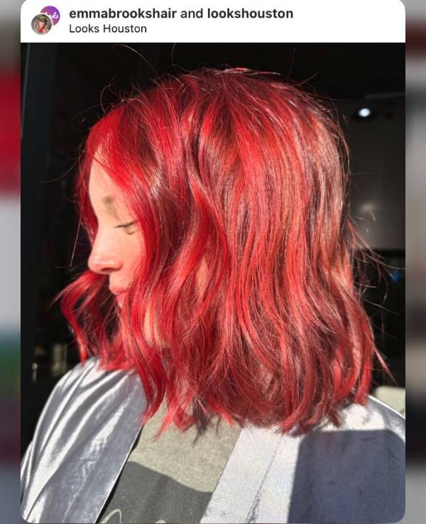 Burnt Mahogany Cherry Red Hair