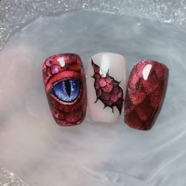 dragon eye nails