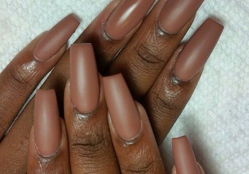 what nail colors complement dark skin