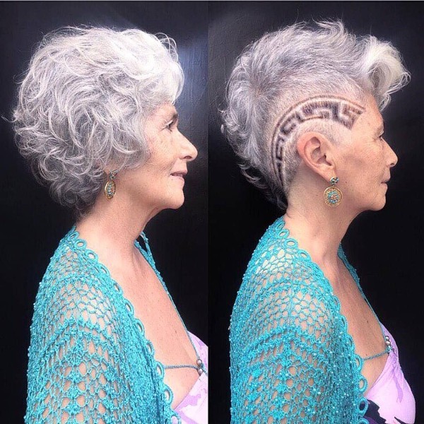 mohawk haircuts for older women