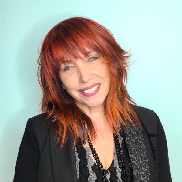 red haircuts for older women