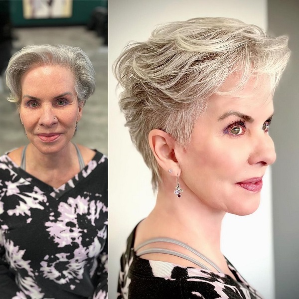 Pixie Older Women Before After Photo