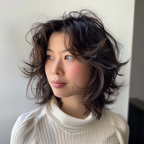 Short Asian Butterfly Cut