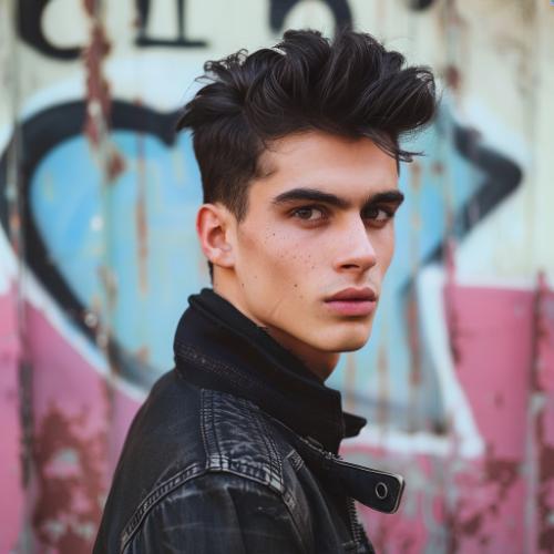 Men's Pompadour Crop