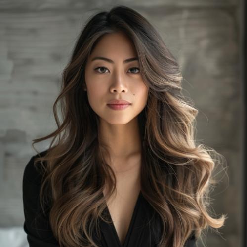 Long Balayaged Hair