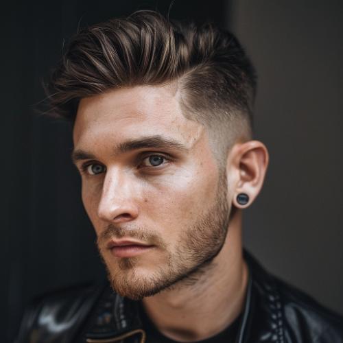 Comb Over Fade Hairstyle