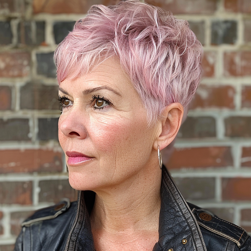 Pink Pixie Over 50