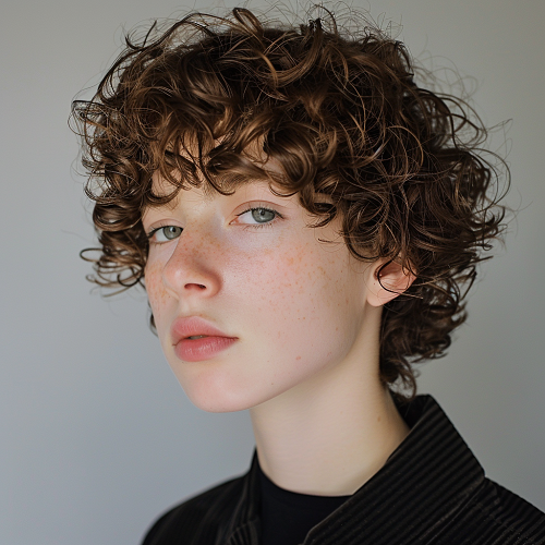 lesbian curly haircuts