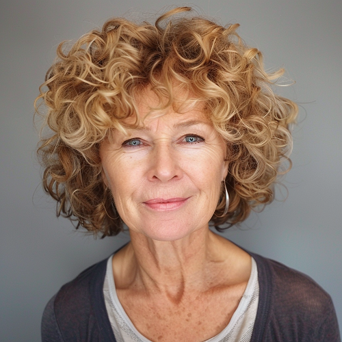 Golden curls over 50