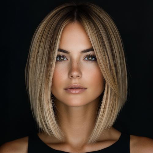 Straight Layered Medium Lob