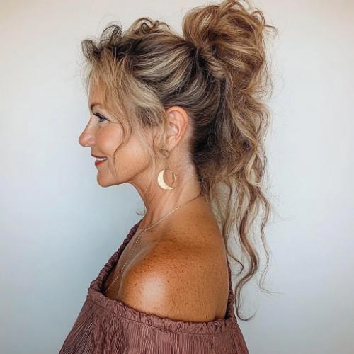 Ponytail for a woman over 50