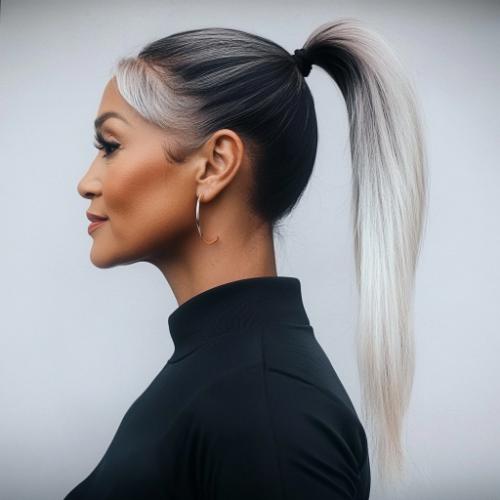 Ponytail for a woman over 50