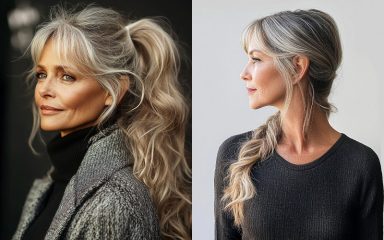 50+ Elegant Ponytail Hairstyles for Older Women