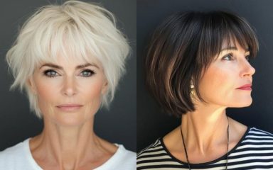 31 Stress-Free Wash and Wear Haircuts for Women Over 60