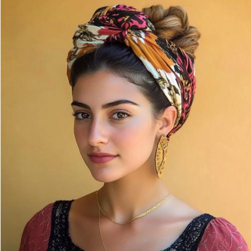 Stylish Mexican braid featuring intricate weaving and cultural accents