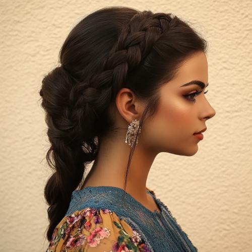 Decorative Mexican braid showcasing traditional artistry