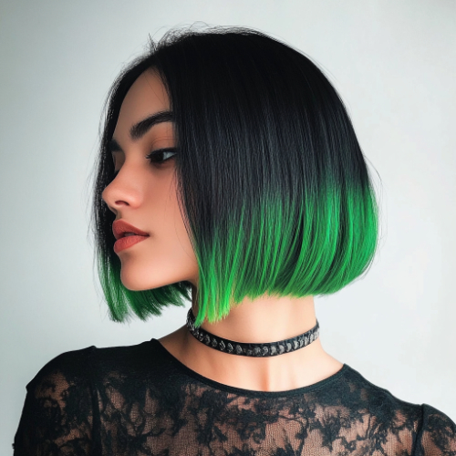 light green bob