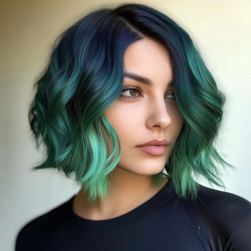 green bob haircuts ideas