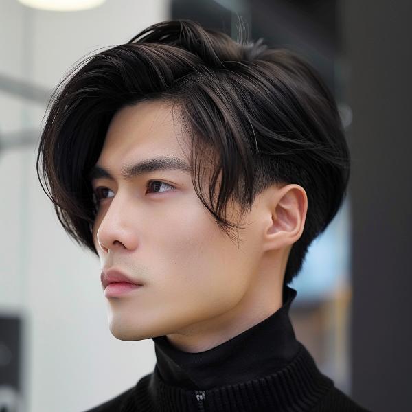 Korean bob haircut for men