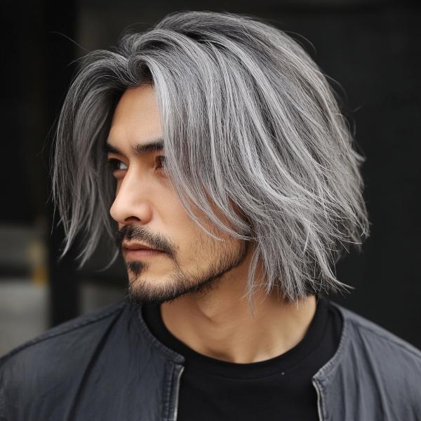 Chinese bob haircut for men