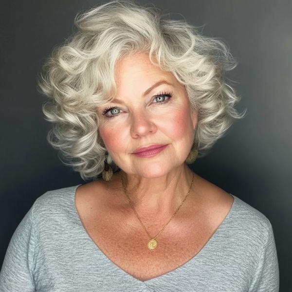 elderly woman overweight hair color ideas