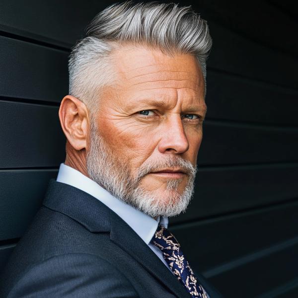 Older Man CEO Haircut Examples