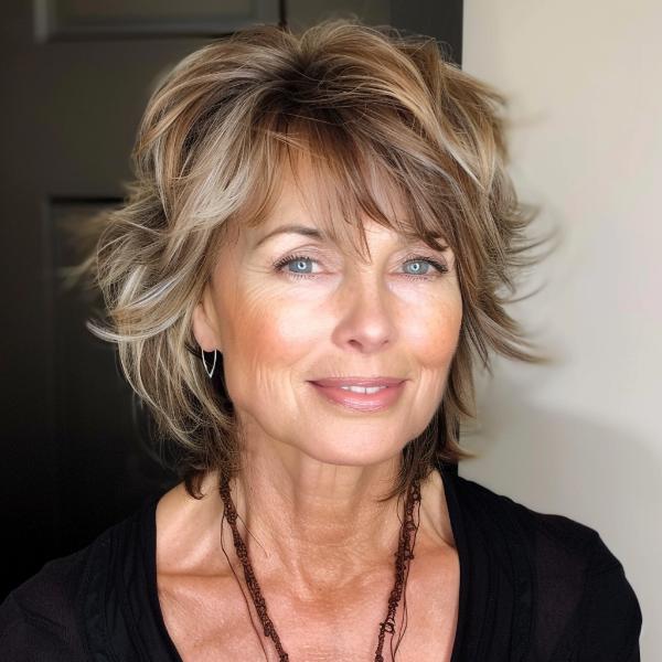 elegant short hairstyles for mature women