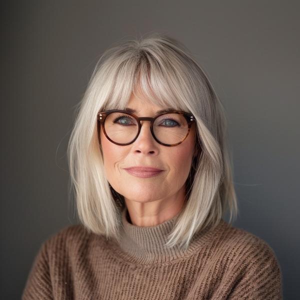 classic haircut for older ladies