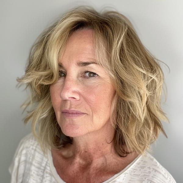 2025 hairstyle trend for women over 50