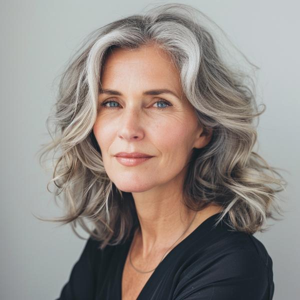 cropped pixie style for women over 50