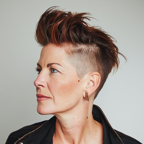 wash-and-wear haircut idea for older women