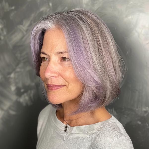 bob hairstyle for women in their 60s