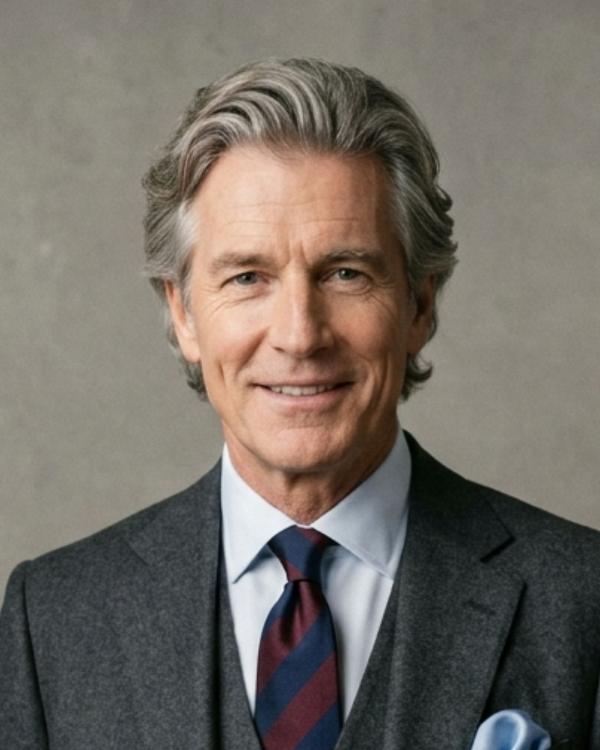 Older Gray Men Haircut