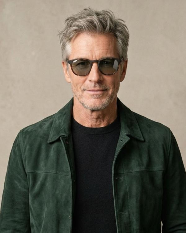 Older Gray Men Haircut