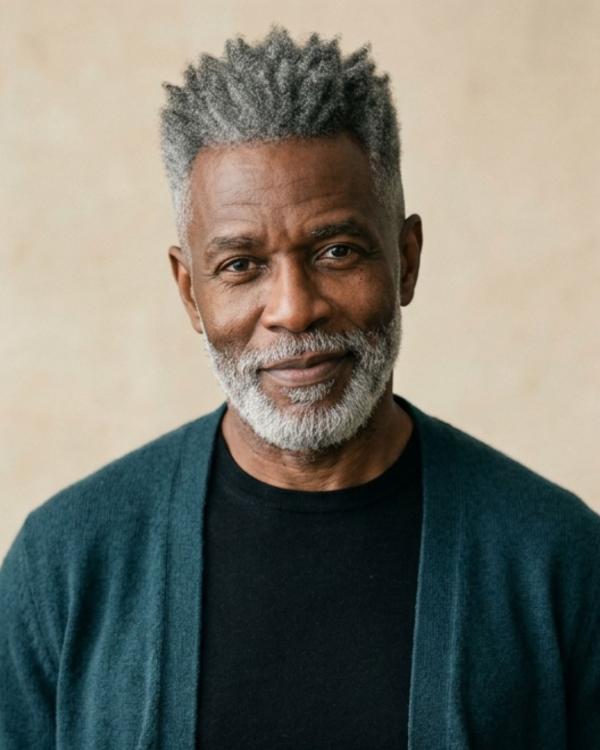 Older Gray Men Haircut