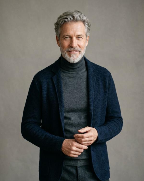 Older Gray Men Haircut