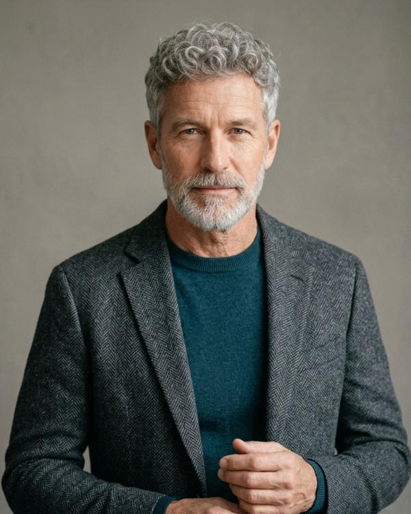 Older Gray Men Haircut
