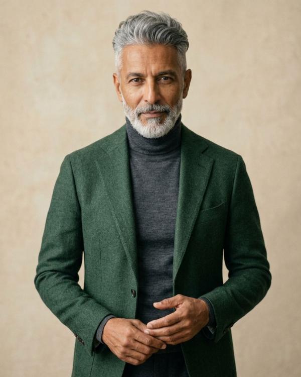 Older Gray Men Haircut