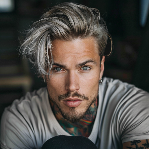 boys guys gentleman mens highlights balayage