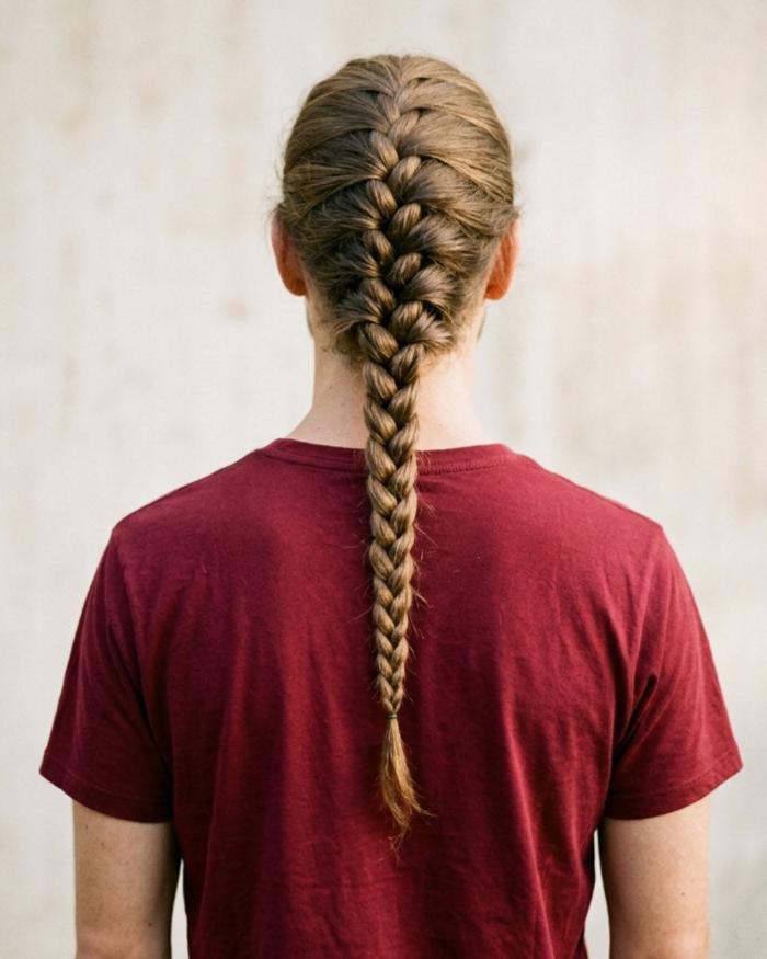 Gay Men Haircut French Braid