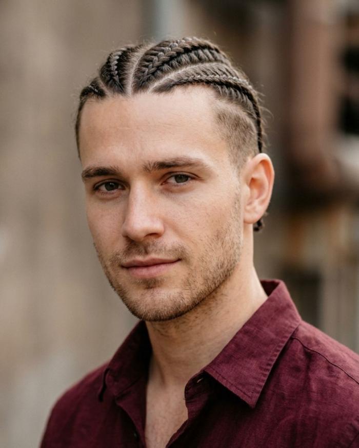 Gay Men Haircut Braids Cornrows