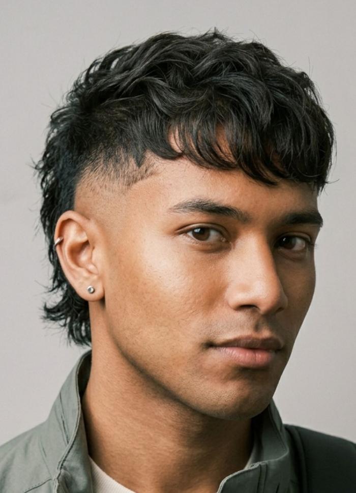 Gay Men Haircut Curly Top