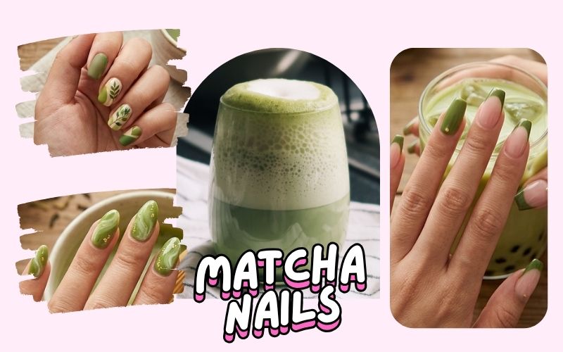 Matcha Nail Designs 2026 - Pinterest and Instagram