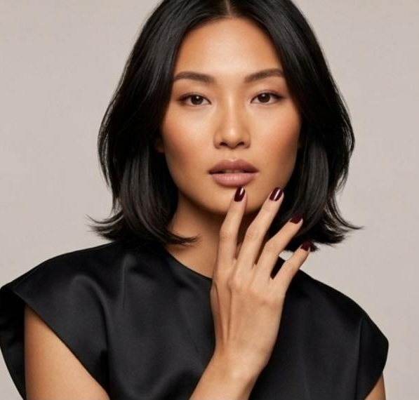Butterfly Bob Cut with Flipped Ends